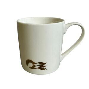 Princess Cruise Coffee Mug Ivory With Gold Logo New Ship